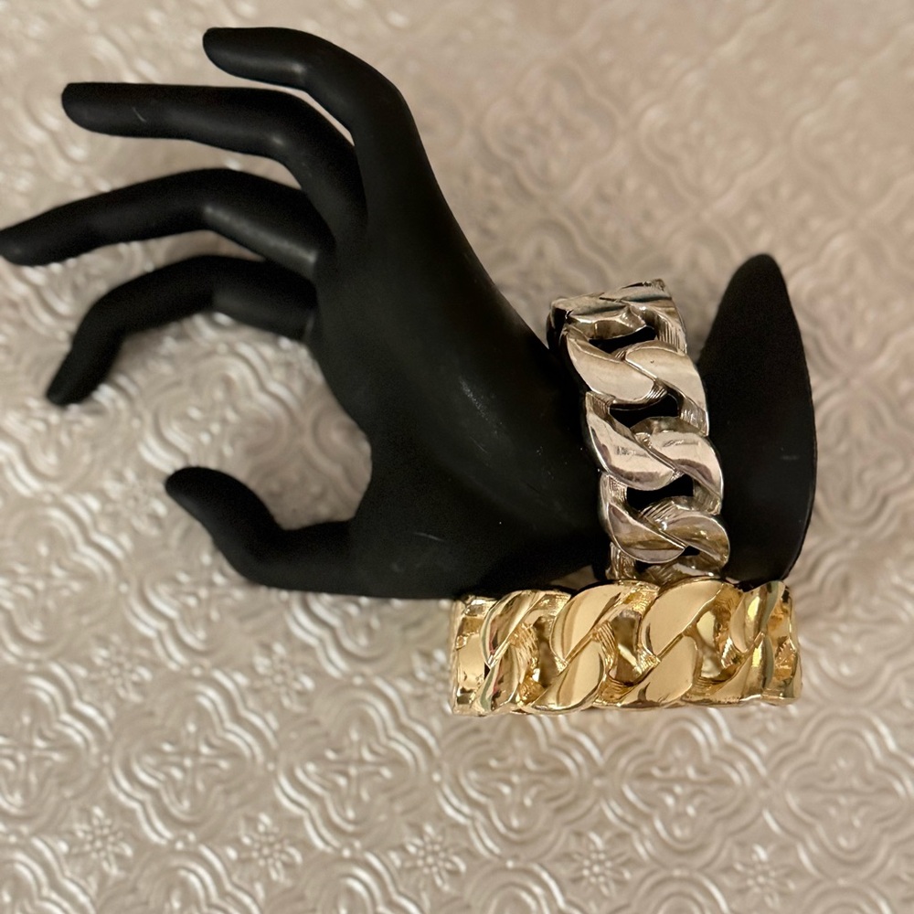 Michael Kors Gold and Silver Chain Bracelets